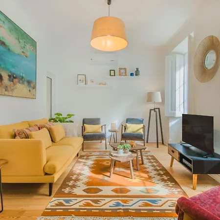 Graca Trendy Flat Lägenhet Lisboa